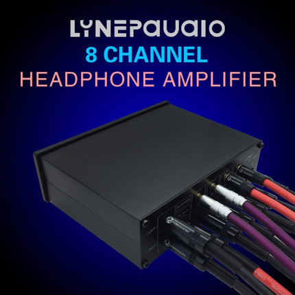 LINEPAUDIO A966 Pro Eight-channel Headphone Amplifier  Headphone Distributer Signal Amplifier, A966