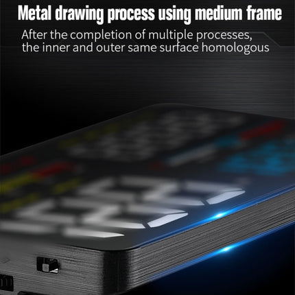 D5000 OBD2 5 inch Vehicle-mounted Head Up Display Security System, Support Car Speed / Engine Revolving Speed Display / Water Temperature / Battery Voltage / Detection and Elimination Fault Code