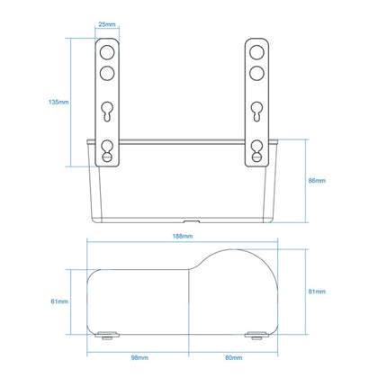 SHUNWEI SD-1510 Multi-functional Car Cup Phone Backseat Holder