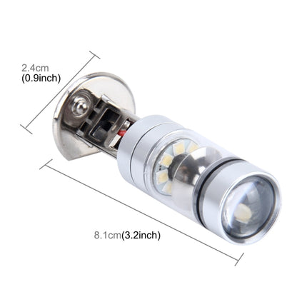 H1 100W 850 LM 7000K 20 SMD-2828-LEDs Car Fog Lights, DC 12-24V