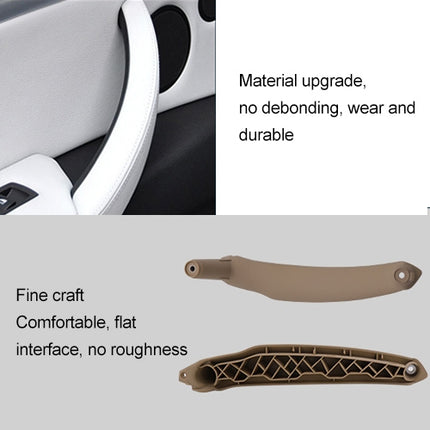 Car Interior Left Handle Inner Door Armrest Panel Pull 51416969401 for BMW X5 / X6, Left Drive