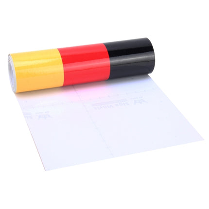 1m German Flag Car Plastic Wrap Sticker Decal Film, Germany Natianality Flag 1m