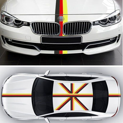 1m German Flag Car Plastic Wrap Sticker Decal Film, Germany Natianality Flag 1m