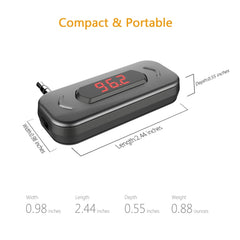 Doosl DSER116 Multifunctional Car FM Transmitter Wireless Music Receiver with 3.5mm Jack & LCD Display, Support Hands-free Call, DSER116