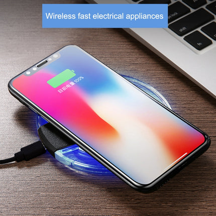 15W Safety Wireless and Limitless QI-standard Wireless Charger Fast Charging Charger with Micro USB Cable