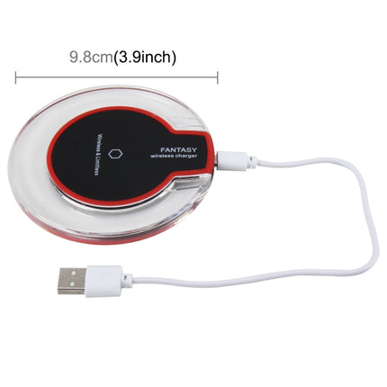 15W Safety Wireless and Limitless QI-standard Wireless Charger Fast Charging Charger with Micro USB Cable, Black+White