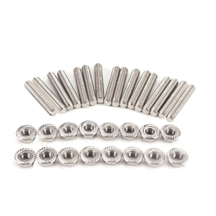 Car Stainless Exhaust Manifold Stud Kit for Ford 4.6 & 5.4L V8, For Ford 4.6 & 5.4L V8