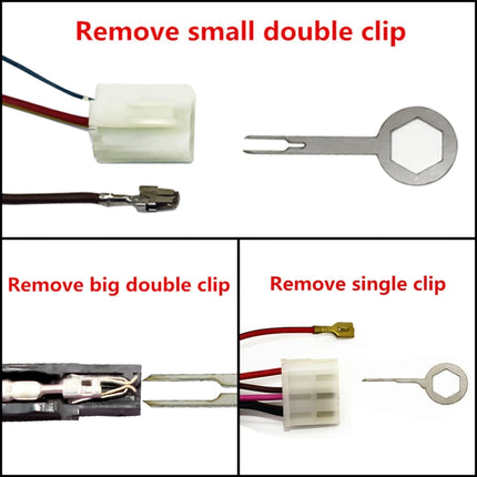 3 PCS Auto Car Plug Circuit Board Wire Harness Terminal Extraction Pick Connector Crimp Pin Back Needle Remove Tool, 3 PCS