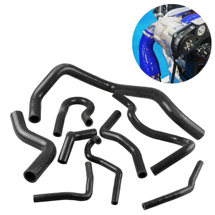 9 PCS Auto Silicone Radiator Hose Kit for Honda Civic D15 D16 EG EK 1992-2000, For Honda