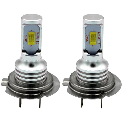 2 PCS H7 72W 1000LM 6000-6500K Super Bright White Light Car Fog LED Bulbs, DC 12-24V, H7