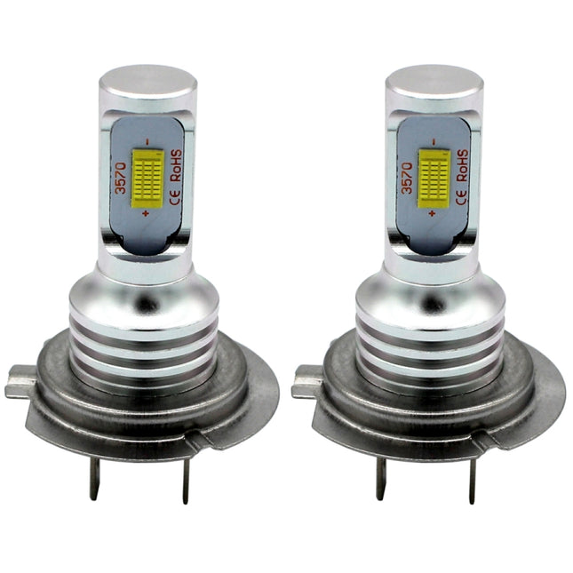 2 PCS H7 72W 1000LM 6000-6500K Super Bright White Light Car Fog LED Bulbs, DC 12-24V, H7
