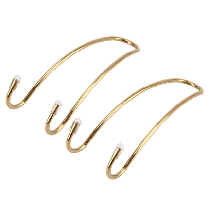 2 PCS Metal Headrest Car Hooks, Gold