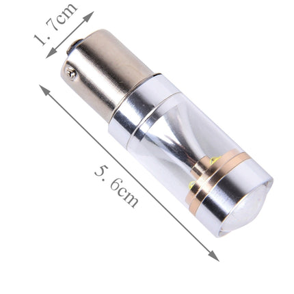 2 PCS 1156/BA15S  350LM 6000K 30W White Light 6 LED CREE Canbus Car Reversing Light / Turn Light, DC 12V, 1156