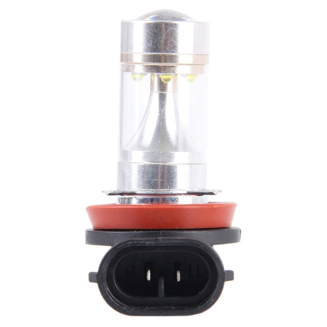 2 PCS H8/H11 30W 350 LM 6000K  White Light CREE 6 LED Car Fog Light Bulb, DC 12V