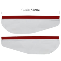 1 Pair Car Rearview Mirror Rain Blades Car Back Mirror Eyebrow Rain Cover Car Rearview Mirror Eyebrow Covers Flexible Protection Rainproof Decoration Accessories, 3R-2101