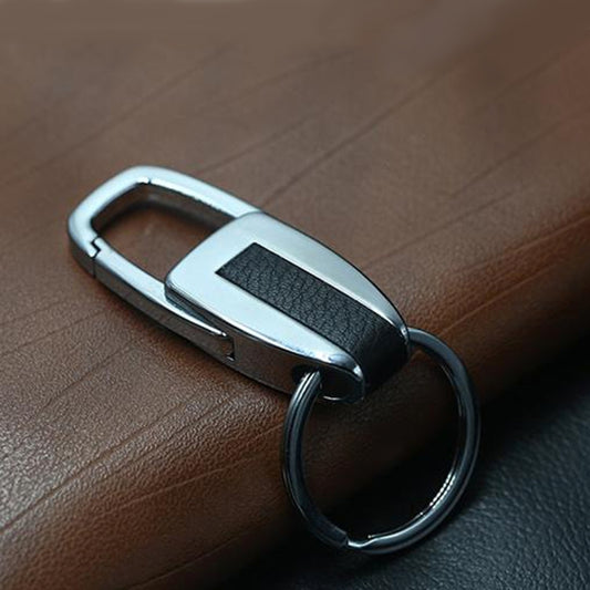 Single Ring Metal Leather Key Chain Metal Car Key Ring Multi-functional Tool Key Holder Key Chains Rings Holder For Car Key Rings, Single Ring