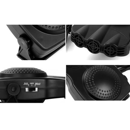 DC 12V 150W Cold and Warm Dual Use Three Outlet Car Auto Electronic Heater Fan Windshield Defroster Demister