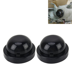 2 PCS K105 Universal Car LED Headlight HID Xenon Lamp Silicone Dust Cover Seal Caps Car Dust Cover Waterproof Dustproof Sealing Headlamp Cover for Car Retrofit, Inner Diameter: 10.5cm
