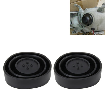 2 PCS Universal Car LED Headlight HID Xenon Lamp Silicone Dust Cover Seal Caps LED Headlight Seal Dust Seal Cover Dust Cover
