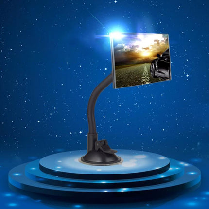 360 Degree Car Adjustable Interior Windshield Rectangular Blind Spot Mirror with Suck Cup Holder