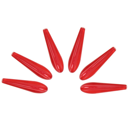 6 PCS Universal Resin Rear Spoiler Car Auto Rear Spoiler Exterior Rear Spoiler Kit Car Crash Strip Spoiler Routed Board Mute Rectifier Noise Reduction Spoiler