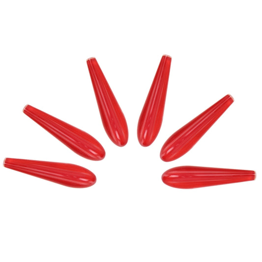 6 PCS Universal Resin Rear Spoiler Car Auto Rear Spoiler Exterior Rear Spoiler Kit Car Crash Strip Spoiler Routed Board Mute Rectifier Noise Reduction Spoiler