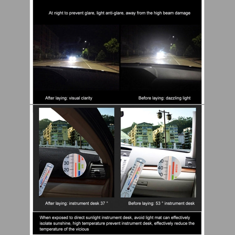 Left-hand Drive Car Light Pad Instrument Panel Sunscreen Hood Mats Cover for Land Rover Discovery 4/3 (Please Note Model and Year)