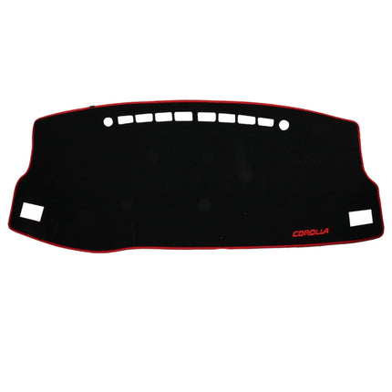 Left-hand Drive Car Light Instrument Panel Sunscreen Dashboard Mats Cover for Toyota New Corolla (2014-2018)，Please Note Model and Year