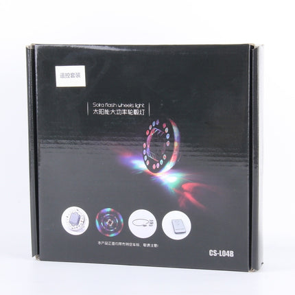 4 PCS Solar High Power Car LED Colorful Wheel Lights