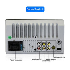 7010B HD 2 Din 7 inch Car Bluetooth Radio Receiver MP5 Player, Support FM & USB & TF Card