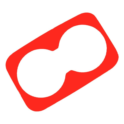 Car Water Cup Carbon Fiber Decorative Sticker for Jeep Grand Cherokee 2011-2018