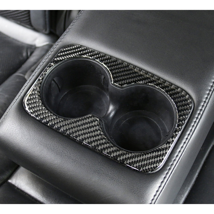 Car Water Cup Carbon Fiber Decorative Sticker for Jeep Grand Cherokee 2011-2018