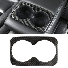 Car Water Cup Carbon Fiber Decorative Sticker for Jeep Grand Cherokee 2011-2018