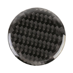 Car Water Cup Rotate Button Panel Carbon Fiber Decorative Sticker for Jeep Grand Cherokee 2014-2018