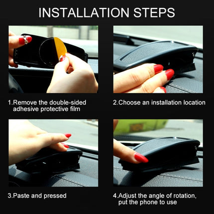 B-15 Stone Pattern Car Mount Phone Holder for 4-6.5 inch Phones