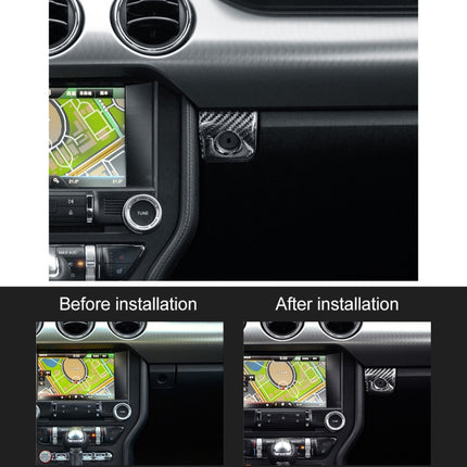 Car Copilot Storage Box Button Decorative Sticker for Ford Mustang 2015-2020