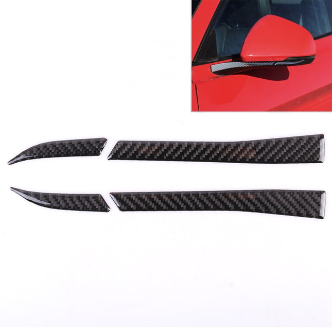 2 PCS Car Rearview Mirror Decorative Sticker for Ford Mustang 2015-2020, Rearview Mirror
