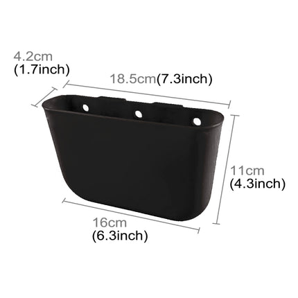 Car Cup Holder Garbage Can Portable Vehicle Trash Can Bin Rubbish Bin Organizer Car-mounted Trash Car Storage Box