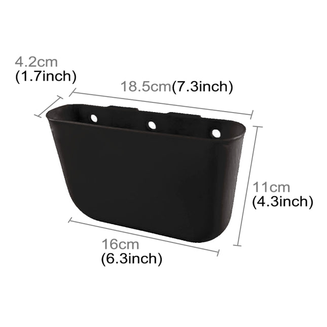 Car Cup Holder Garbage Can Portable Vehicle Trash Can Bin Rubbish Bin Organizer Car-mounted Trash Car Storage Box