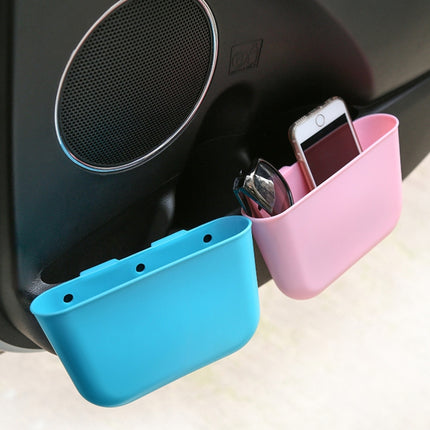 Car Cup Holder Garbage Can Portable Vehicle Trash Can Bin Rubbish Bin Organizer Car-mounted Trash Car Storage Box