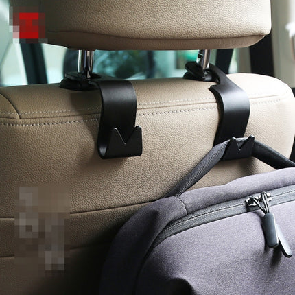 2 PCS Car Seat Back Trunk Bag Hanger Holder Auto Headrest Luggage Hook, 3R-2118