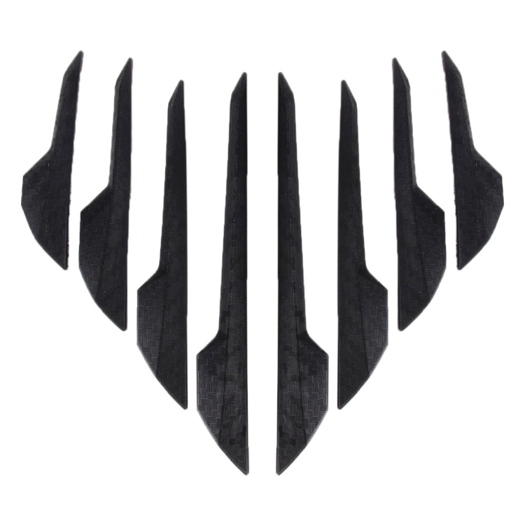 8 PCS Car Vehicle Door Side Guard Anti Crash Strip Exterior Avoid Bumps Collsion Impact Protector Sticker