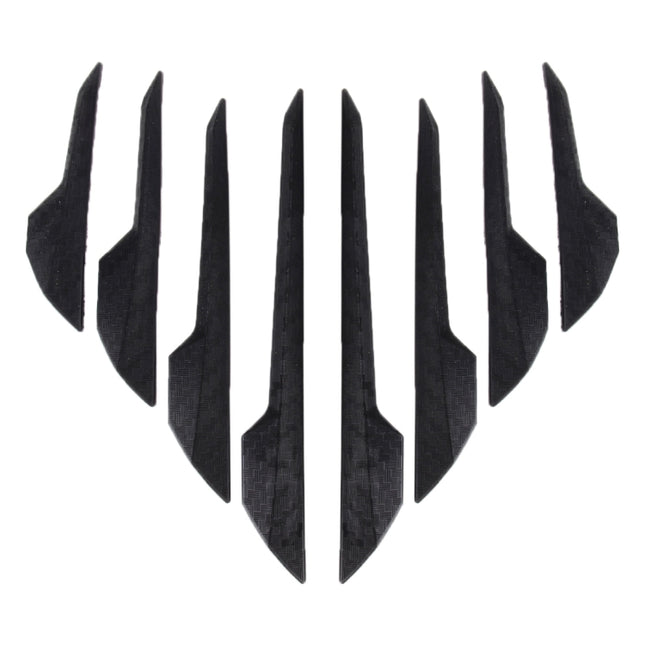 8 PCS Car Vehicle Door Side Guard Anti Crash Strip Exterior Avoid Bumps Collsion Impact Protector Sticker