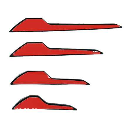 8 PCS Car Vehicle Door Side Guard Anti Crash Strip Exterior Avoid Bumps Collsion Impact Protector Sticker