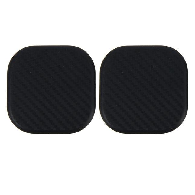 2 PCS Car Vehicle Carbon Fiber Texture Water Cup Pad Mat for Phone / GPS/ MP4/ MP3, Size: 6.5*6.5*0.3cm, 3R-2140