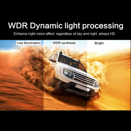 G705 5 inch LCD Touch Screen Rear View Mirror Car Recorder with Separate Camera, 170 Degree Wide Angle Viewing, Support Loop Video / Motion Detection / G-Sensor / TF Card, G705