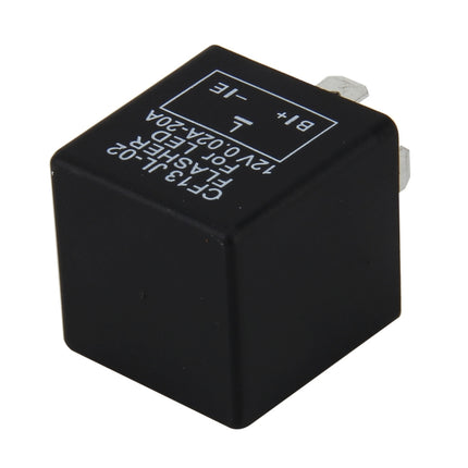 CF13 JL-02 Flasher for LED Auto Car-styling 3-Pin LED Turn Signal Car Flasher Relay Fix Hyper Flash General Lamp-LED Light Relay for Japanese Car, Not Adjustable Frequency