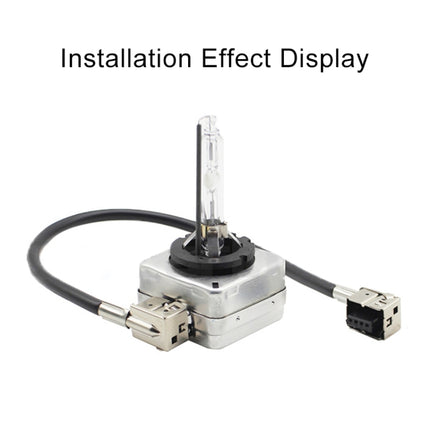 2 PCS Universal D3 HID Xenon Bulb Converter Cable Adapter D3 Adapter HID Socket Plug Adapter Bulb Wire Connector Wire for Ballast Hid