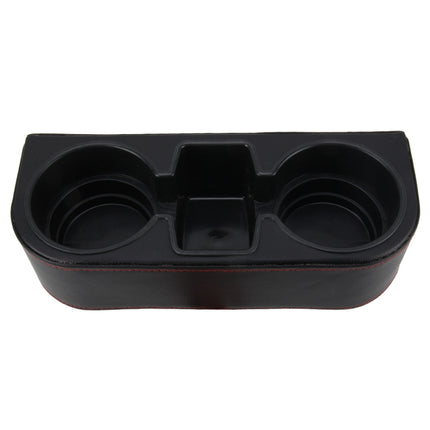 Car Seat Crevice Storage Box Cup Drink Holder Auto Pocket Stowing Tidying for Phone Pad Card Coin Case Car Accessories, Black, Grey, Khaki, Brown