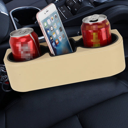 Car Seat Crevice Storage Box Cup Drink Holder Auto Pocket Stowing Tidying for Phone Pad Card Coin Case Car Accessories, Khaki, Brown, Black, Grey
